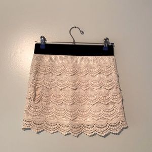 Charlotte Russe Mini Skirts Boho Crochet Size Small